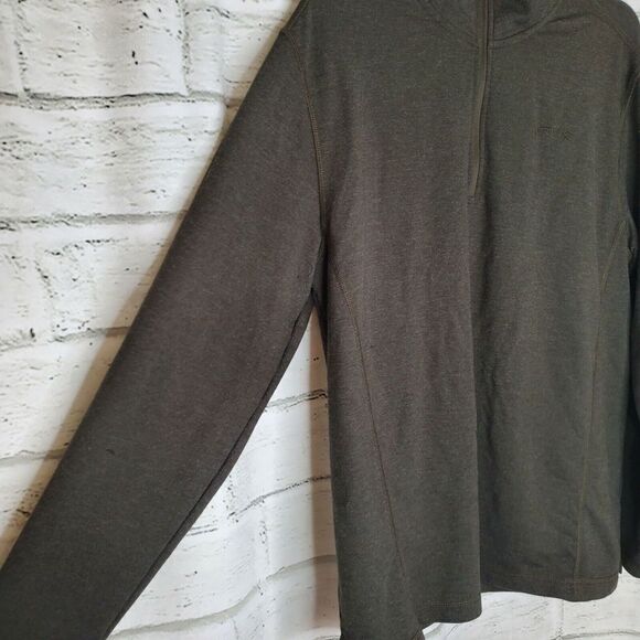 Orvis Mens Performance 1/4 Zip Pullover Sweatshirt Gray Size Large - Picture 4 of 9
